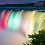Illuminations des chutes du Niagara