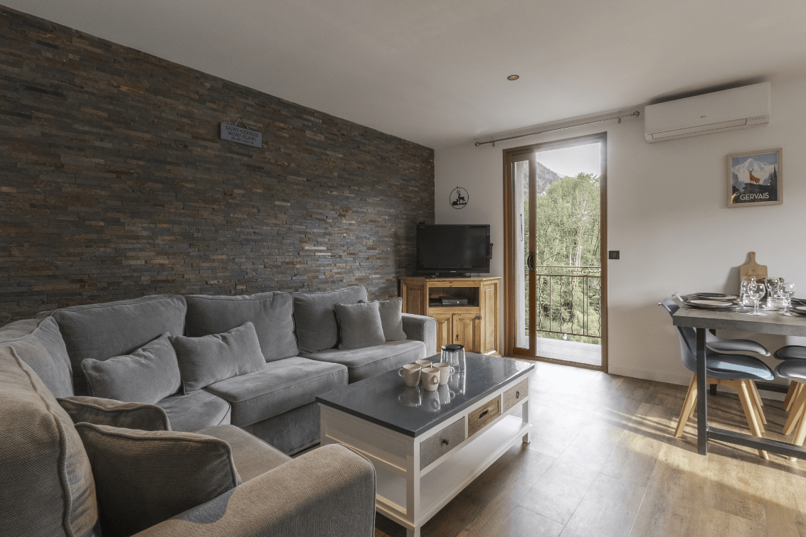 Location Appartement à la Montagne en plein centre de Saint-Gervais les Bains